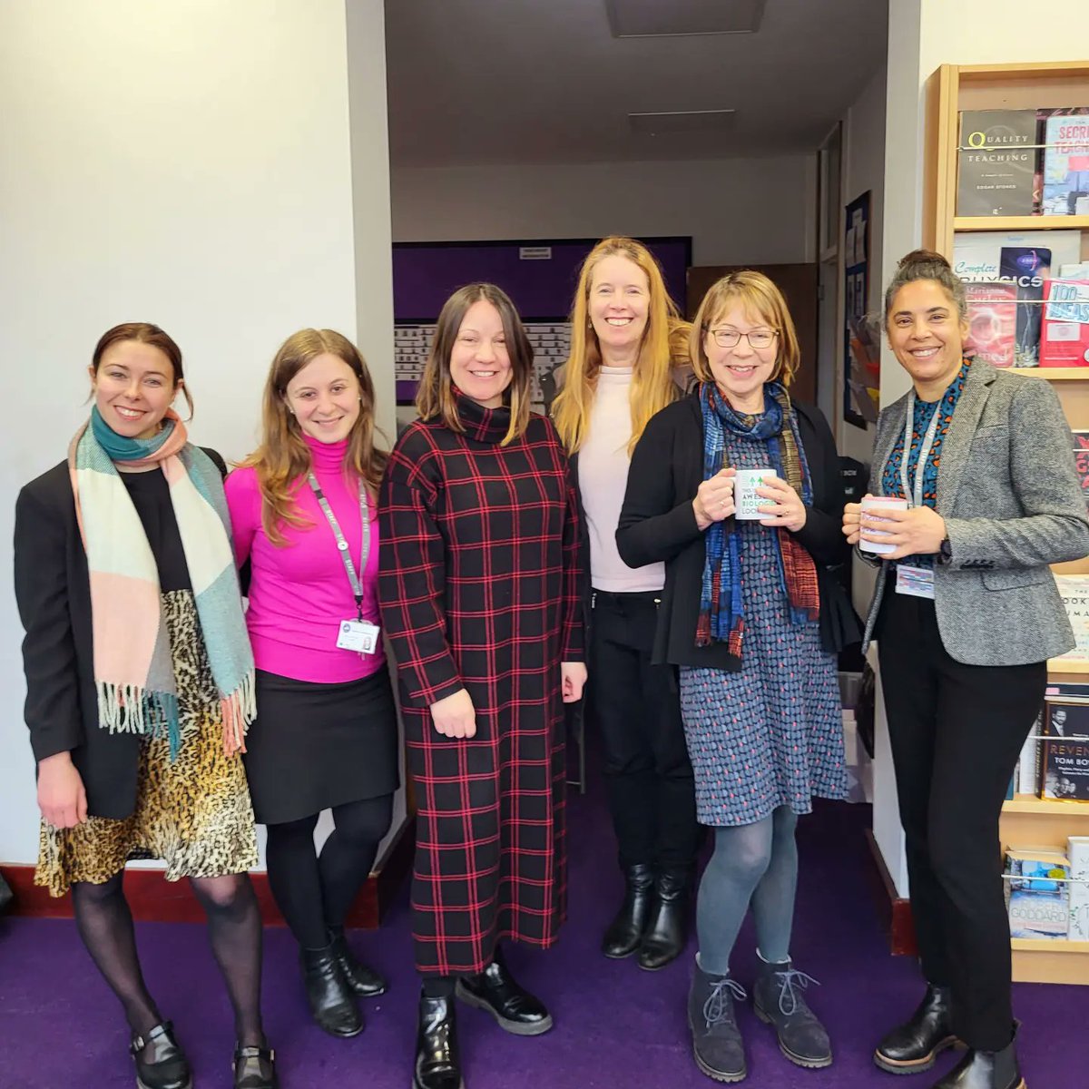 Happy #InternationalWomensDay!
Some of our wonderful staff including heads of Maths &amp; Biology,  heads of Year 7 &amp; 9, DT &amp; Chemistry #teachers today championing the importance of a workplace free from bias &amp; discrimination, they're an inspiration to our pupils 🙌🏽
#EqualityForAll