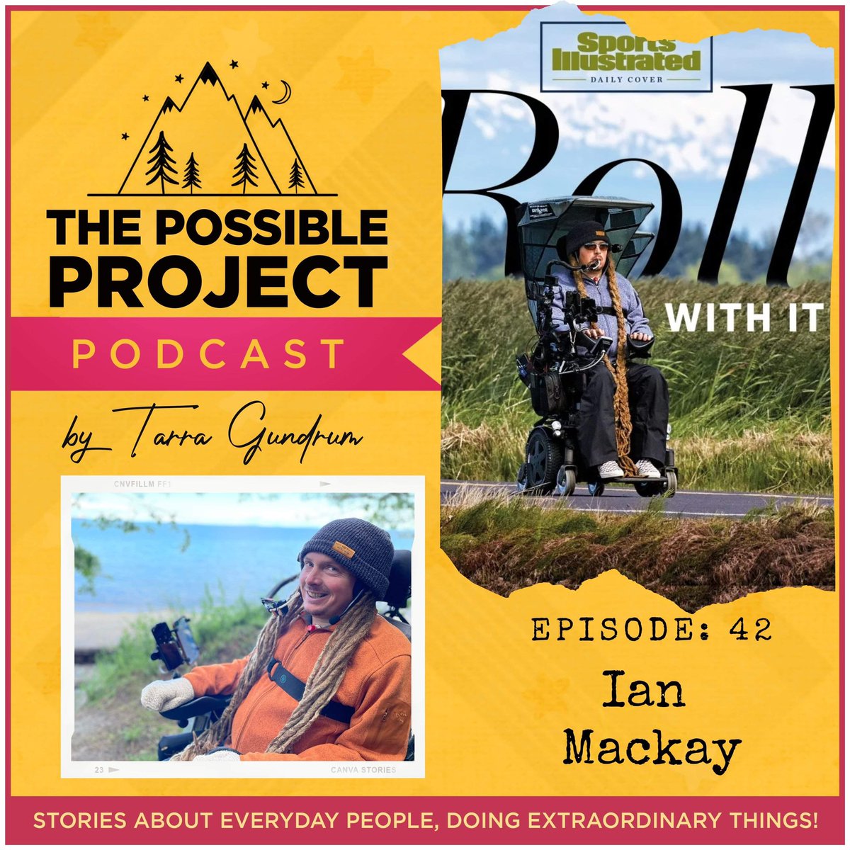 possiblepodlove's tweet photo. ✨NEW EPISODE / NEW SEASON ✨
🎧Episode 42:  Ian Mackay - Founder and Executive Director of @iansride2016.
LINK: https://t.co/4xjvW5co46
#mobility #accessibility #railstotrails #allthingsarepossible https://t.co/cmMeCrxB92