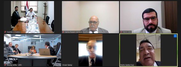Reunión conjunta de la Comisión de <a href="/cuentas_py/">Comisión de Cuentas y Control HCS</a> , con la de Economía, presidida en la ocasión por el senador <a href="/SenadorZena/">Senador Carlos Zena</a>. Acompañan los legisladores <a href="/LucasAquino81/">Lucas Aquino</a>, <a href="/psantacruzpy/">Pedro Santa Cruz</a>, <a href="/JuanAfara/">Juan Eudes Afara</a> <a href="/fidelzavalapy/">Fidel Zavala</a> y <a href="/Amadoflorentinc/">Amado Florentín</a>.