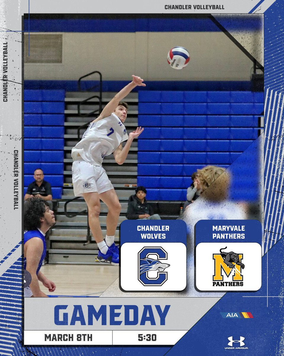 Another One! 

Chandler heads to Maryvale for some mid-week volleyball. 

All three levels are in action, 3:30/4:30/5:30.
