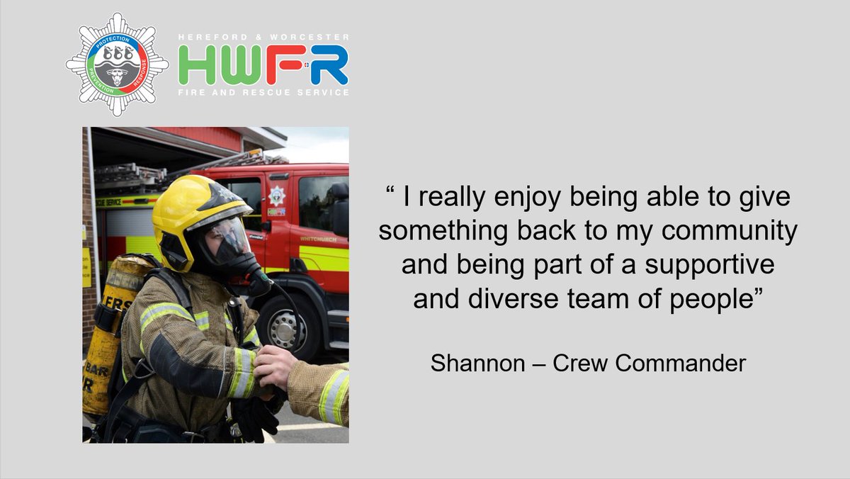 Michelle Hicks (@mhicksfire) on Twitter photo International Women’s Day #IWD2023 👏👏
Meet Shannon - Crew Commander <a href="/HWFireWchurch/">HWFire Whitchurch</a> keeping communities safe today and every day 🚒🚒
#EmbraceEquity <a href="/HWFire/">Hereford & Worcester Fire and Rescue Service</a> International Women’s Day #IWD2023 👏👏
Meet Shannon - Crew Commander <a href="/HWFireWchurch/">HWFire Whitchurch</a> keeping communities safe today and every day 🚒🚒
#EmbraceEquity <a href="/HWFire/">Hereford & Worcester Fire and Rescue Service</a>