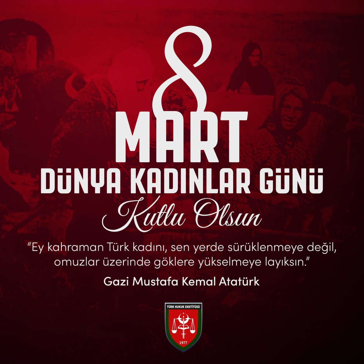 Başta şehit annelerimiz olmak üzere, sevginin, fedakarlığın, emeğin ve umudun kaynağı kadınlarımızın 8 Mart Dünya Kadınlar Gününü kutluyoruz. 
#8MartDünyaKadınlarGünü