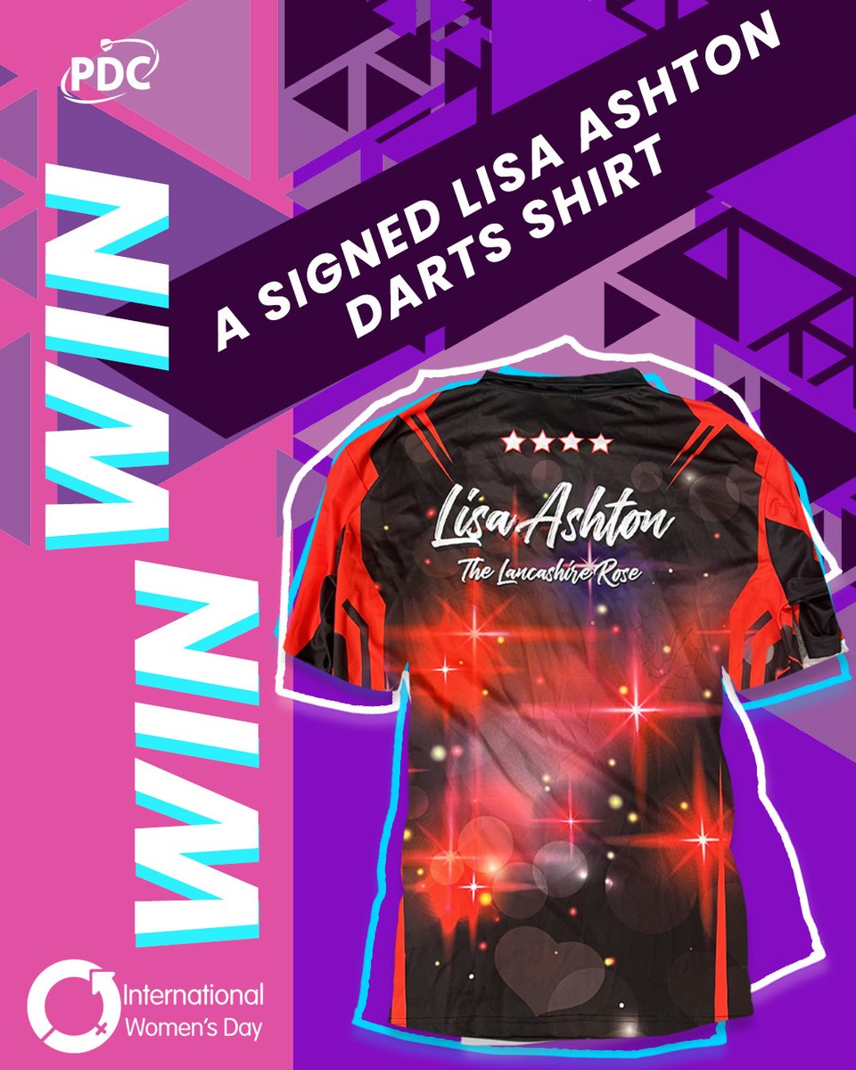Happy International Women's Day! 

To celebrate, we're giving away a signed Lisa Ashton shirt! 

Simply retweet to be in with a chance of winning! 

#InternationalWomensDay