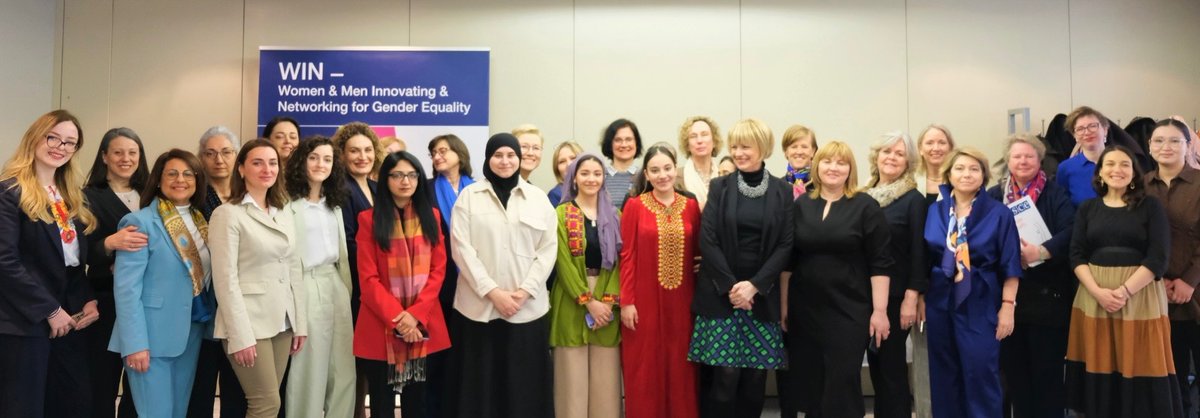 Proud to celebrate #IWD23 by launching the Young Women for Peace Initiative under the <a href="/OSCE/">OSCE</a> Networking Platform for Women Leaders. 
Big thanks to this group of inspiring women for sharing their impressive stories.
Women's empowerment is🔑for building secure societies for all.