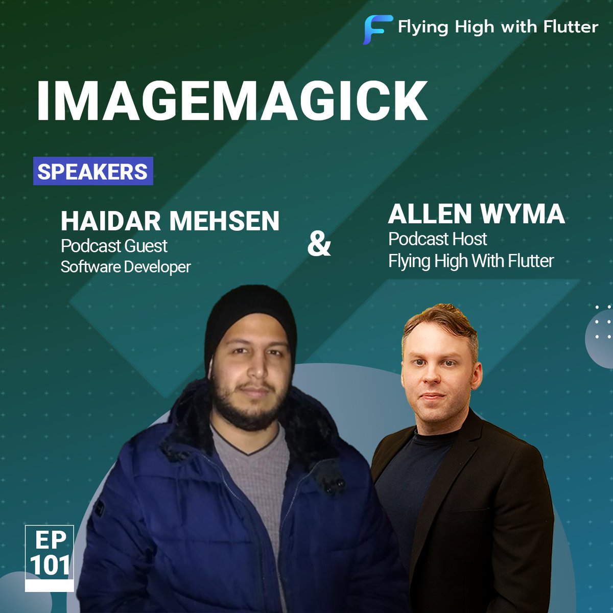 fhwflutter's tweet photo. #flyinghighwithflutter #Developer Haidar Mehsen shared with us about ImageMagick on #podcast show of @allenwyma @Plangora
https://t.co/fQtYr3RVxw
#flutterdev #dart #dartlang #fluttercommunity #fhwf #plangora #allenwyma #HaidarMehsen #ImageMagick #flutter https://t.co/1nnlQloXu3