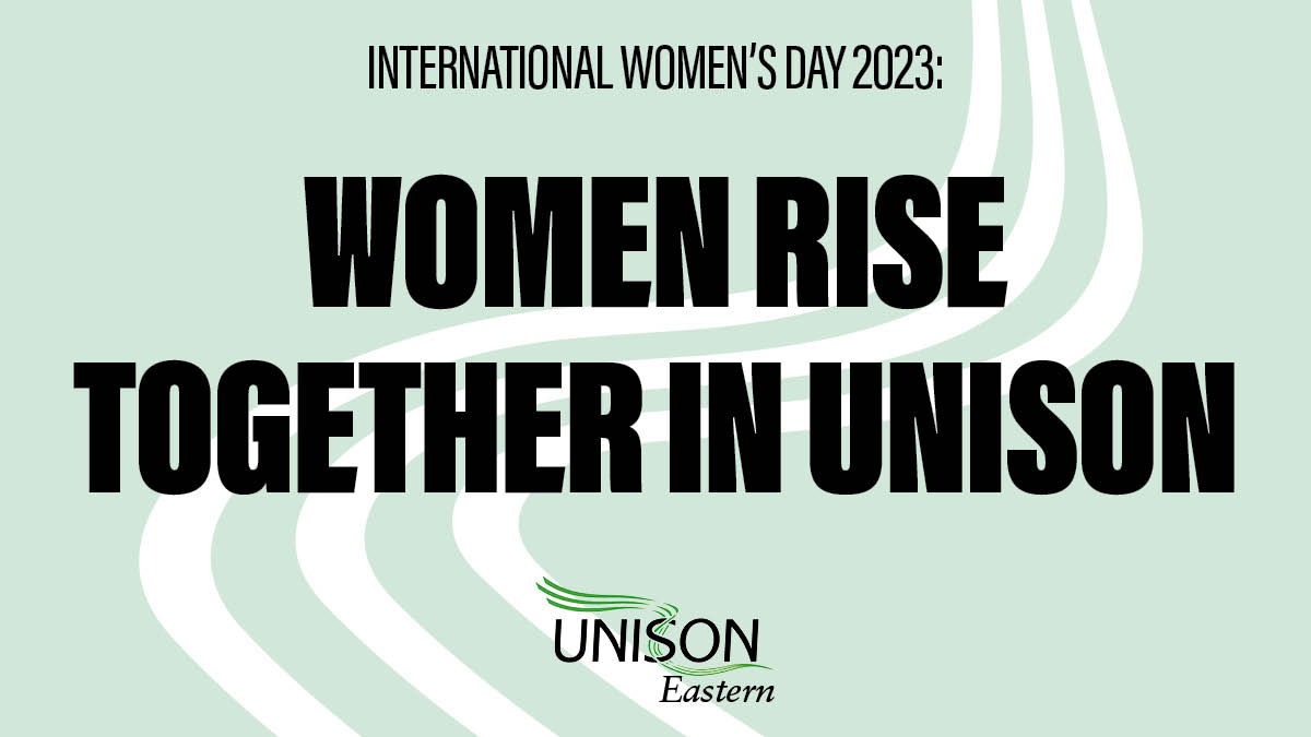 UNISONEastern's tweet image. Solidarity and greetings to @unisontheunion's one million female members – and women everywhere – on #InternationalWomensDay 2023!

#TogetherWeRise