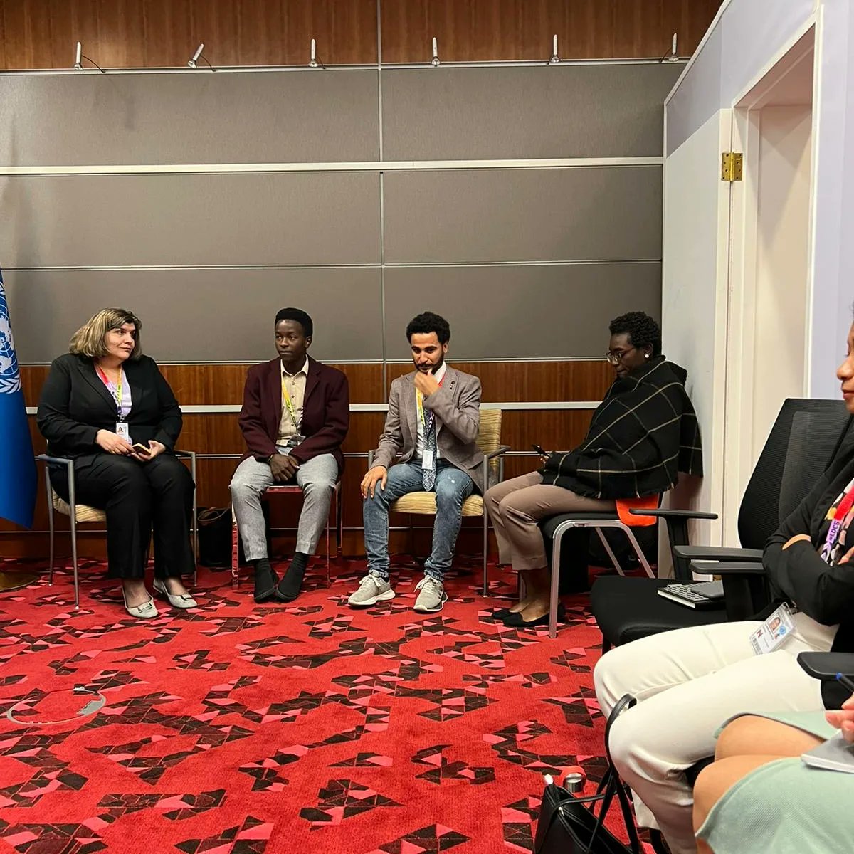 Had chance to be part of the youth discussion with the President of the United Nations Economic and Social Council.

The discussion was focused on Youth Participation in the Youth Forum that will take place in the first half of this year in New York.

#LDC5