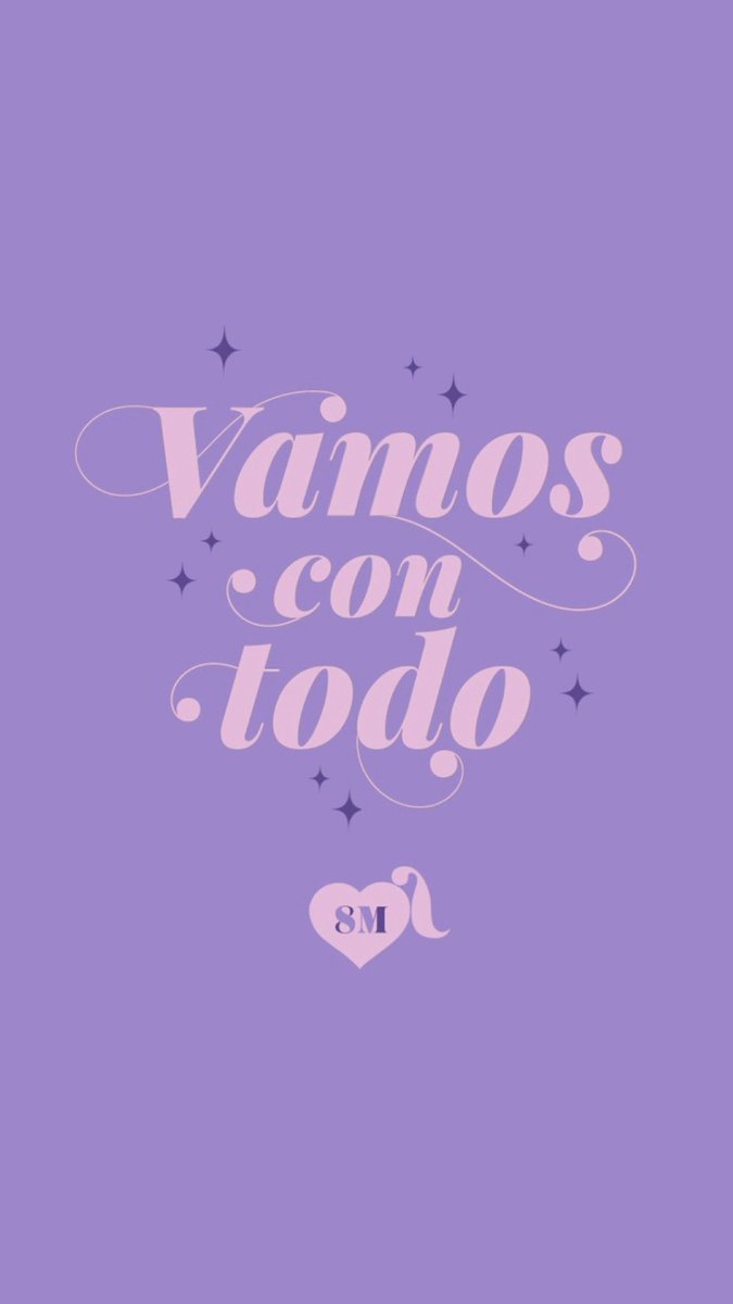 #DíaInternacionalDeLaMujer
#8M2023 
Juntas. Iguales. Vamos con todo. 💜
