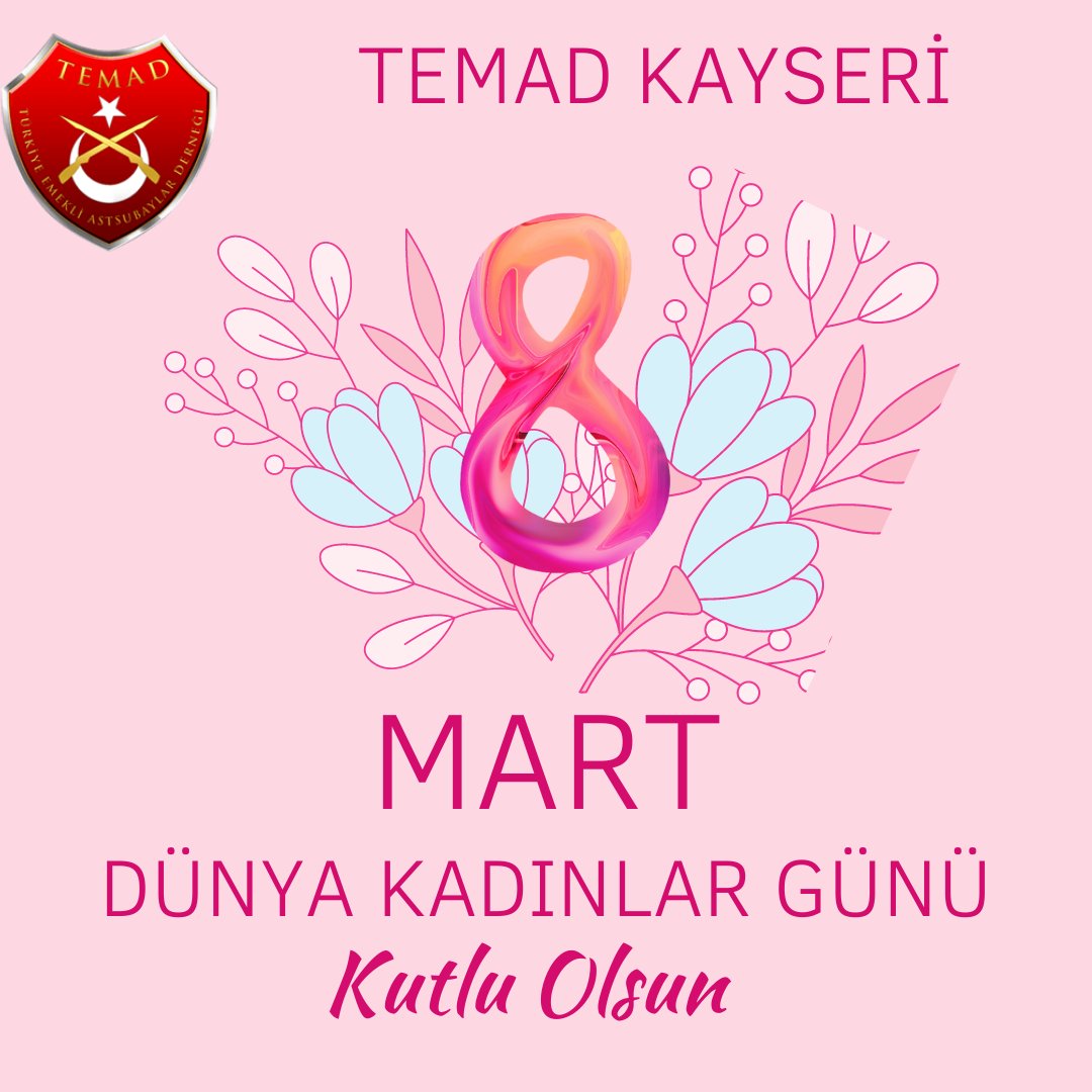 Başta derneğimiz üyesi hanımefendiler olmak üzere Asil Türk Milletinin mensubu tüm kadınların 8 Mart Dünya Kadınlar gününü kutluyor sağlık ve esenlikler diliyoruz.