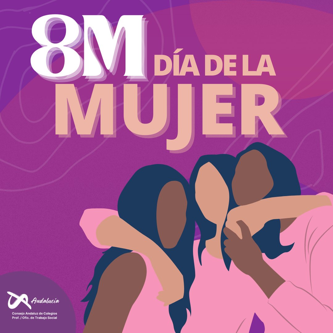 📢El #8Marzo el #ConsejoAndaluz de #TrabajoSocial recuerda que seguimos luchando por un mundo igualitario #DíaDeLaMujer #InternationalWomensDay  💜💜

✅ “Por un mundo digital inclusivo: Innovación y tecnología para la igualdad de género” #ONU 

🌐Más en catrabajosocial.es🌐