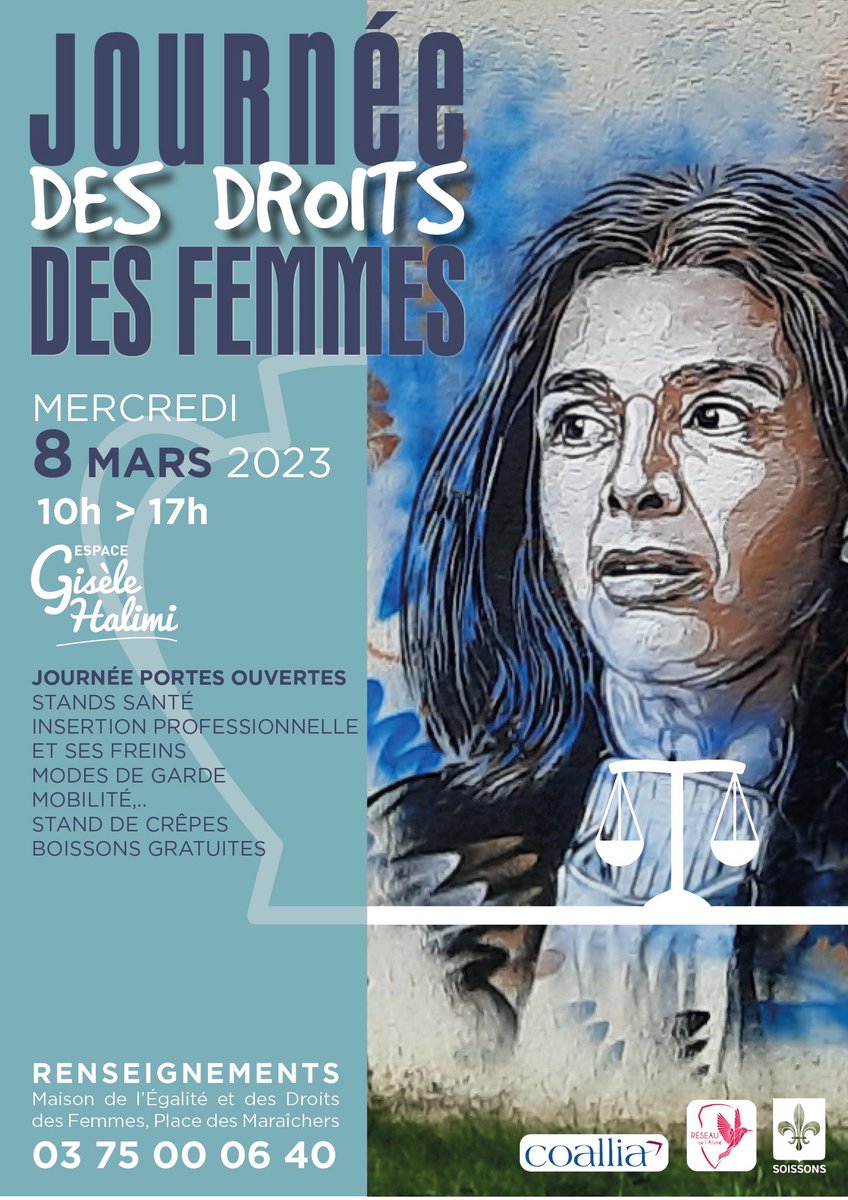 alaincremont's tweet photo. La #JourneeDesDroitsDesFemmes  montre que l'égalité entre les femmes et les hommes est une cause encore loin d'être acquise.Comme nous le faisons toute l'année à l'Espace Gisèle Halimi, continuons de mener ce combat pour que la culture de l’égalité soit enfin l’affaire de tous! https://t.co/Vt0cxWuF0P