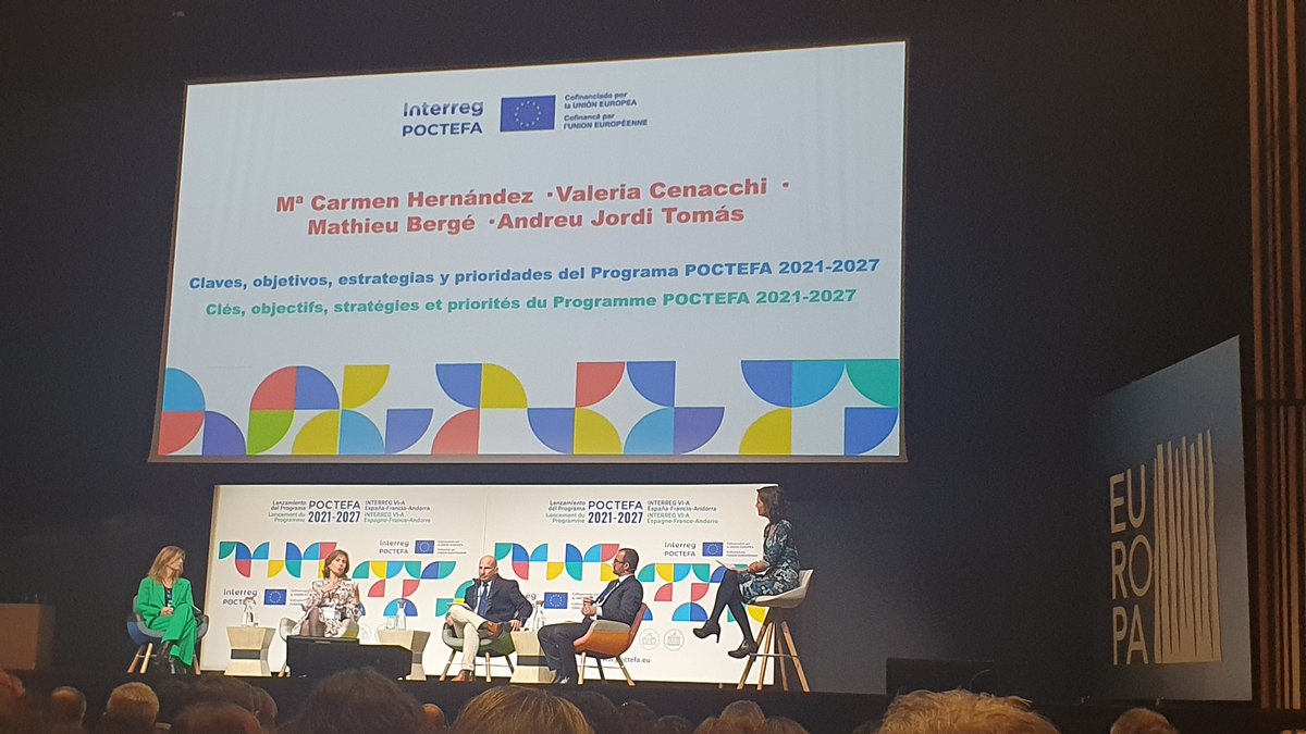 hazifundazioa's tweet photo. HAZIk POCTEFA programa berria abian jartzen parte hartu du Gasteizko Europa Biltzar Jauregian.
HAZI participa en el lanzamiento del nuevo Programa #POCTEFA en el Palacio de Congresos Europa de Vitoria.
📽️Streaming: https://t.co/SuvpjAeZuP
#interregtweets https://t.co/Y95lYGBio6