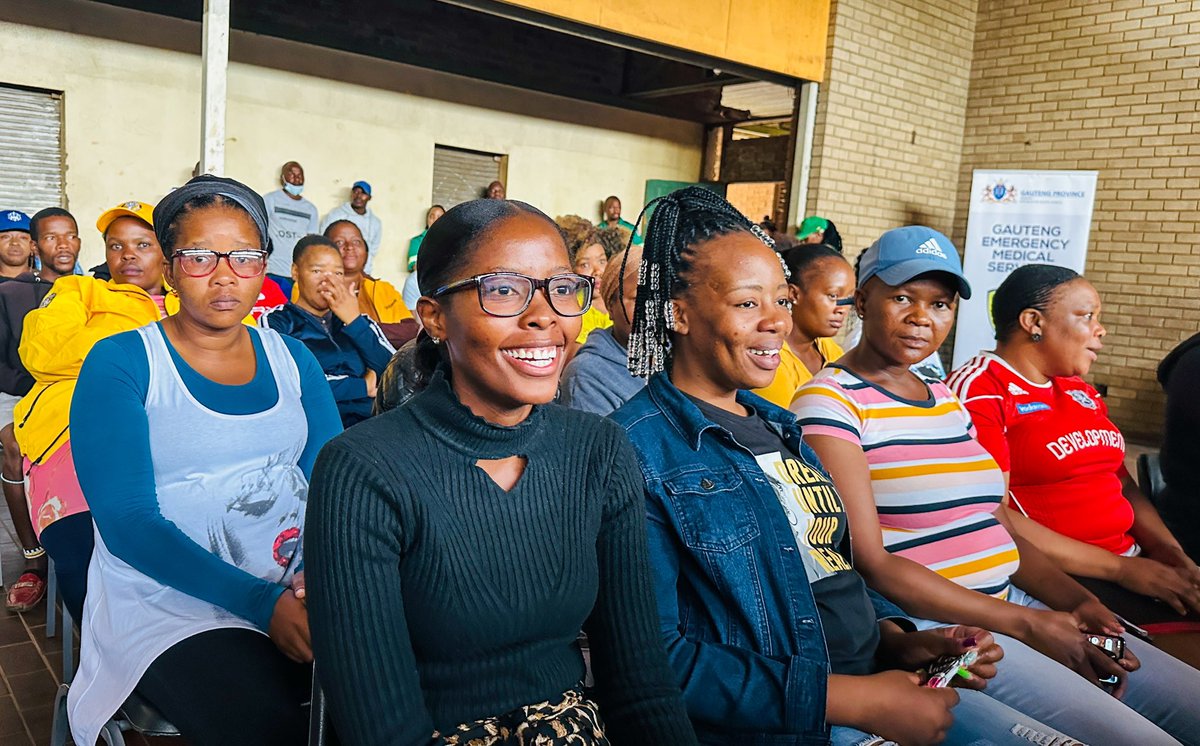Gauteng Health (@gautenghealth) on Twitter photo We are at Kwa-Masiza Hostel in Sebokeng where MEC <a href="/NkomoNomantu/">Nomantu Nkomo Ralehoko</a> is launching the free First Responder Training offered by <a href="/LeboneCollegeGP/">Lebone College of Emergency Care - LCOEC - GPG EMS</a> as part of efforts to equip communities with required skills to respond to the commonly encountered emergencies #AsibeHealthyGP We are at Kwa-Masiza Hostel in Sebokeng where MEC <a href="/NkomoNomantu/">Nomantu Nkomo Ralehoko</a> is launching the free First Responder Training offered by <a href="/LeboneCollegeGP/">Lebone College of Emergency Care - LCOEC - GPG EMS</a> as part of efforts to equip communities with required skills to respond to the commonly encountered emergencies #AsibeHealthyGP