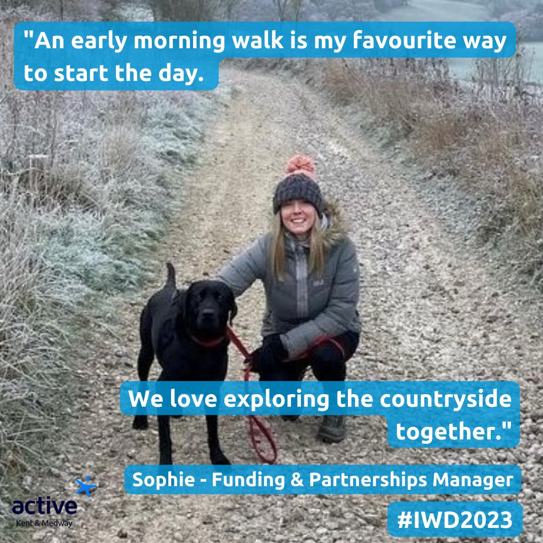 On International Women’s Day, we’re celebrating the amazing women in our team, increasing their visibility and sharing how they get active and why. Let us know what gets you active and moving more.
Next up is Sophie!
#IWD2023 #EmbraceEquity #EverydayActive ♀️