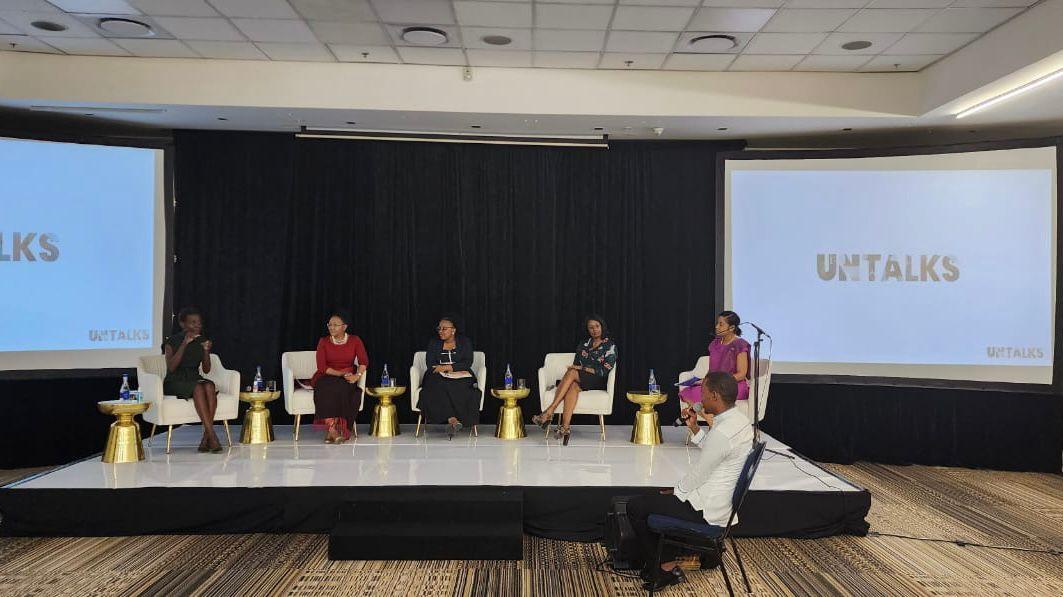 WHOBotswana's tweet photo. Today, we are joined by powerful women from @orangebw, @UBBotswana, @ClickingGen &amp; @UN_Botswana who are sharing their insights on ways to make technology &amp; innovation inclusive for women and girls in Botswana. 

#IWD2023 #PowerOn
@lepatamafa @tlangelani81 @agkdee https://t.co/mEwnhFDvzm