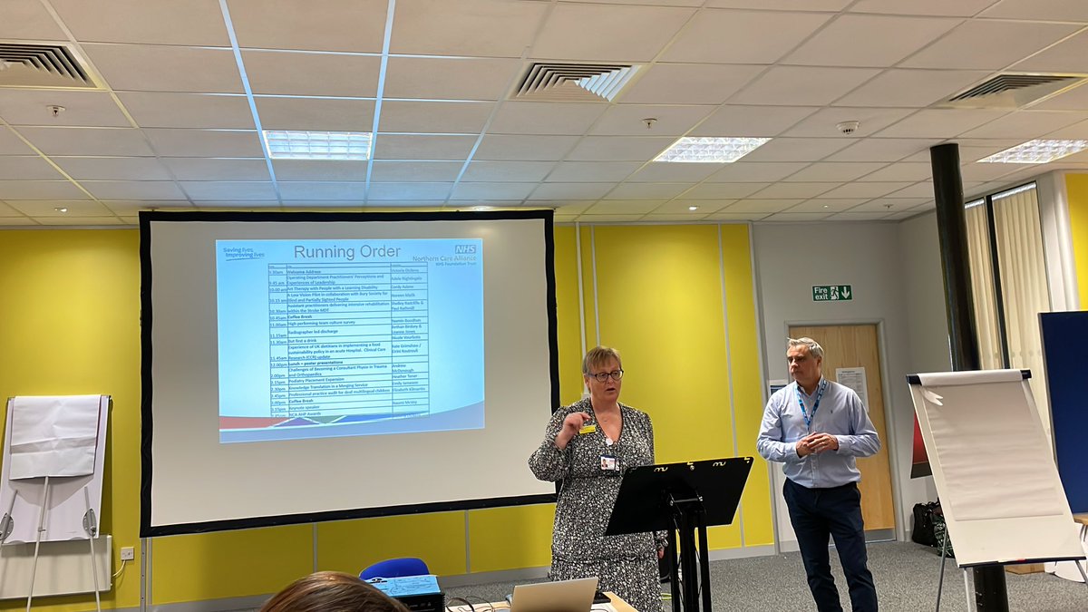 SRFT Advanced Practice Physiotherapists (@salfordroyalapp) on Twitter photo And we’re off <a href="/NCAlliance_NHS/">Northern Care Alliance NHS Foundation Trust (NCA)</a> #NCAAHP23 AHP good practice event.
Great and varied day showcasing the work AHPs contribute to the NCA and beyond And we’re off <a href="/NCAlliance_NHS/">Northern Care Alliance NHS Foundation Trust (NCA)</a> #NCAAHP23 AHP good practice event.
Great and varied day showcasing the work AHPs contribute to the NCA and beyond
