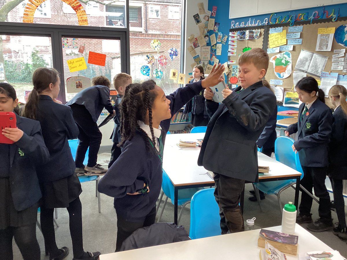 Year5lLTPA22's tweet photo. Practising different filming and framing techniques in computing! We love being video producers! #ltpacomputing #WeAreBrightFutures https://t.co/ksMN4ntSsp