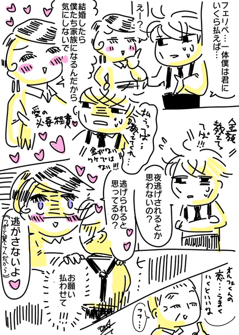 『酒癖が悪いとこういう目にも遭います~MM24時』

思いついちゃったので速筆rkgkで失礼します。
愛情もありますが下心ありの計画的恩義なのですよ…タダでは貸さないエスパンニャの商人の血…ご利用は計画的に…
#創作BL https://t.co/dj1DyEceJz 