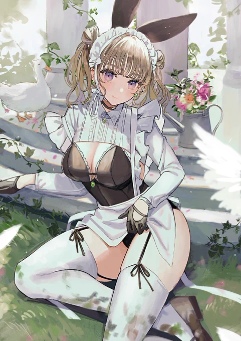 メイドのバニーさん 