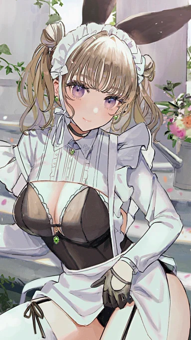 メイドのバニーさん 