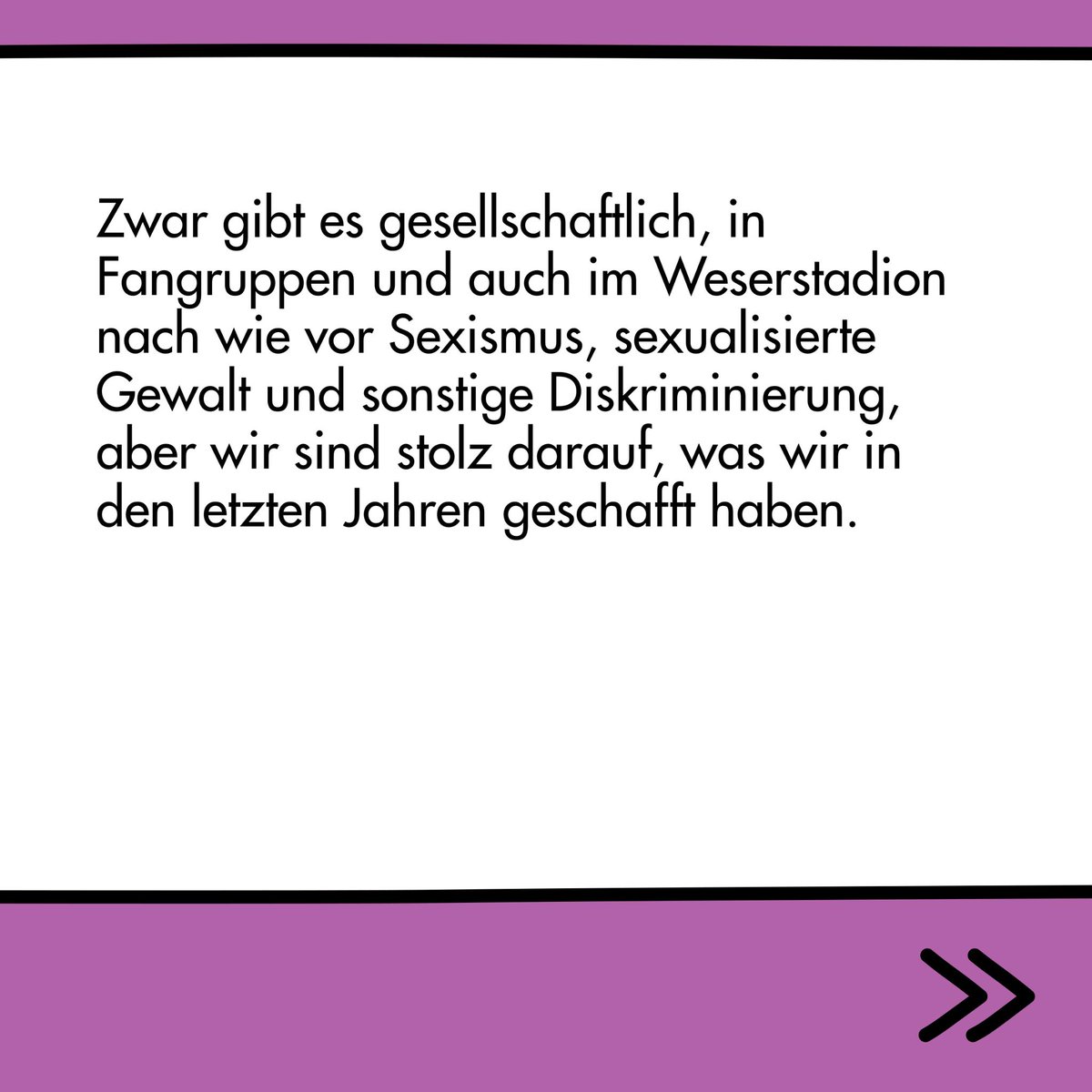 awareness_svw's tweet photo. Wir wünschen einen kämpferischen 8. März! An dieser Stelle wollen wir auch alle großartigen FLINTA* Personen rund um 
@werderbremen 
in Initiativen oder Netzwerken hervorheben, die sich für einen Fußball für alle einsetzen! #werder #awareness #FeministischerKampftag https://t.co/kCz4GJu80d