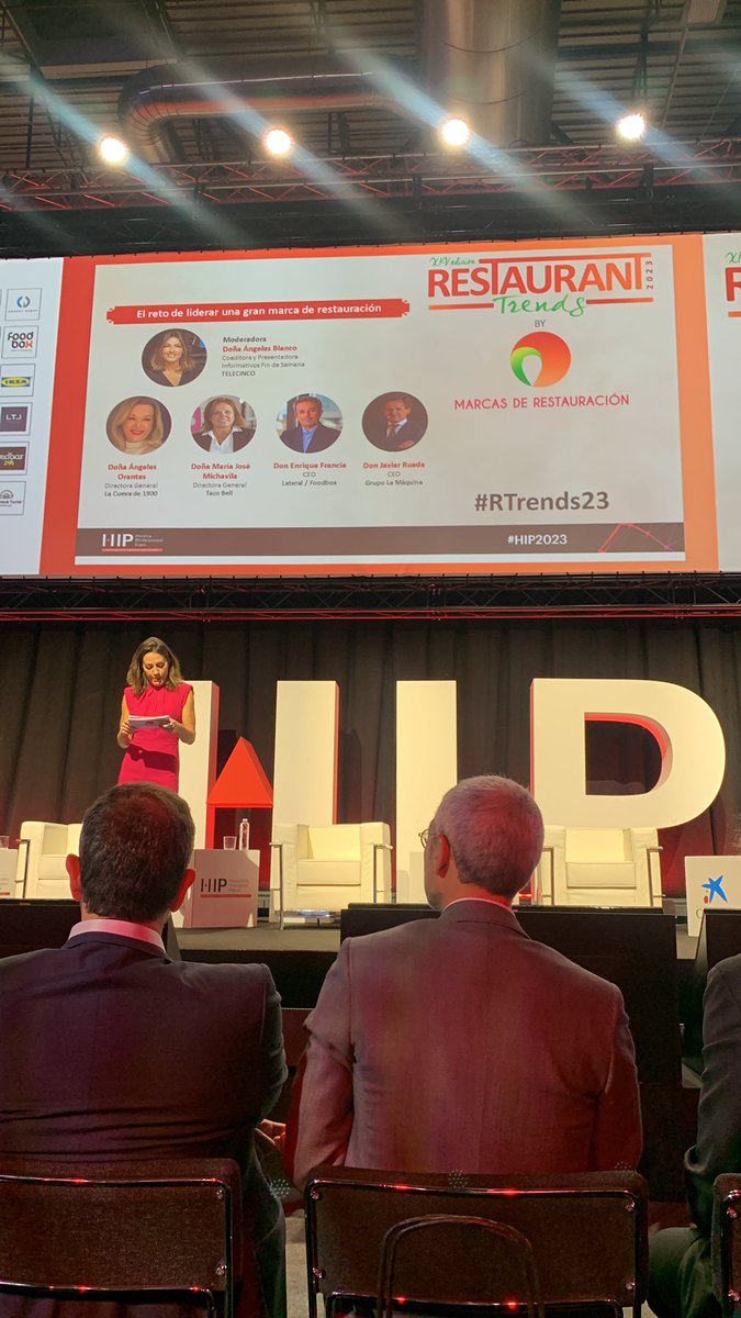 Comienza El reto de liderar una gran marca de restauración en #RTrendes23 #HIP2023 #restauraciondemarca