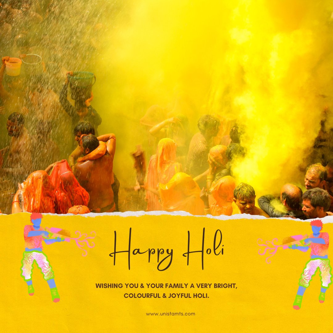 Wishing you & your family a very bright, colourful & joyful holi.

#unistam #simbaspace #holi #holifestival #colors #colors_of_day