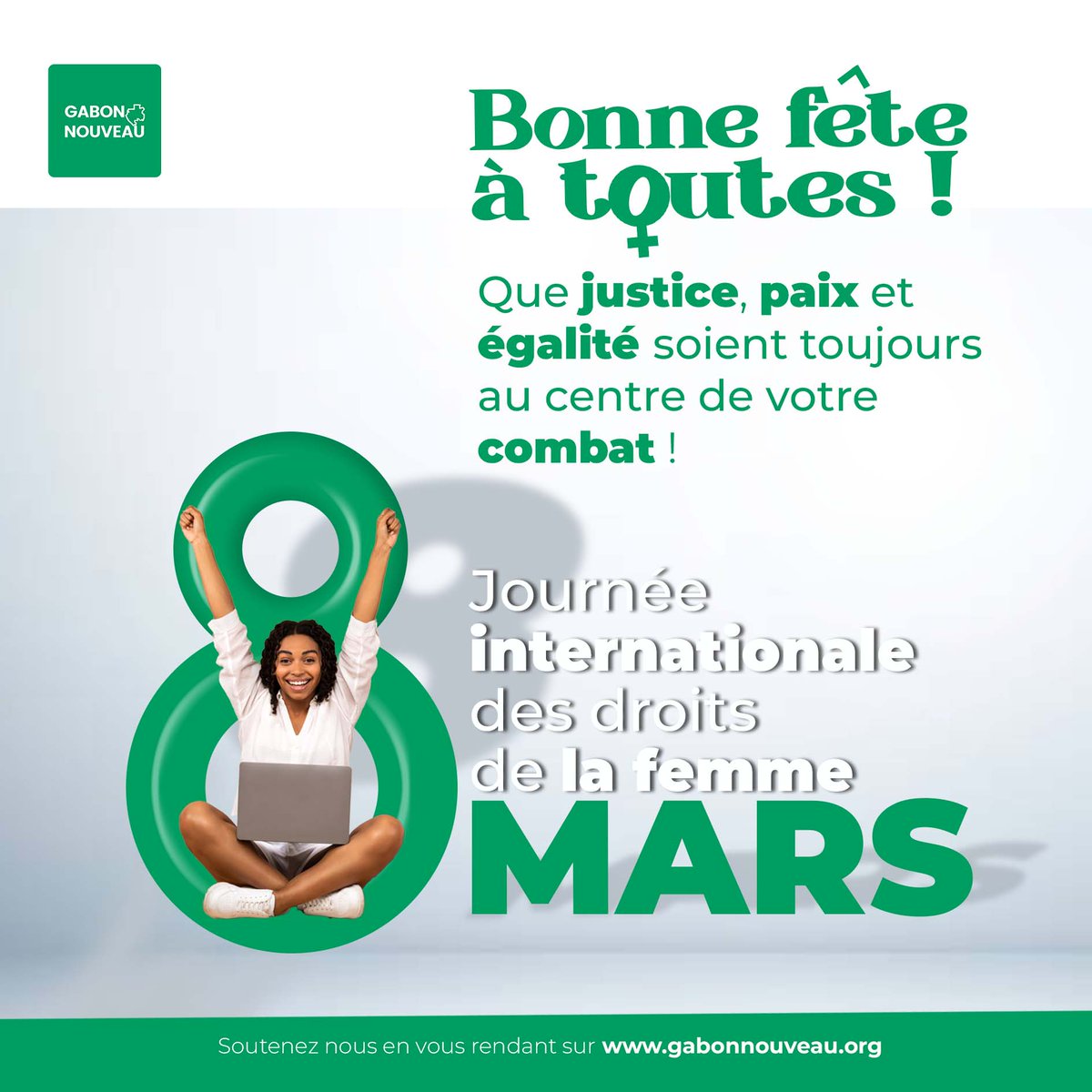 GabonNouveau's tweet photo. "Pour un monde digital inclusif : innovation et technologies pour l'égalité des sexes". La coordination des femmes de GN organise une conférence autour du leadership féminin en lien avec le digital, ce samedi 11 mars 2023 au siège du Parti. https://t.co/4zLmIuATmi