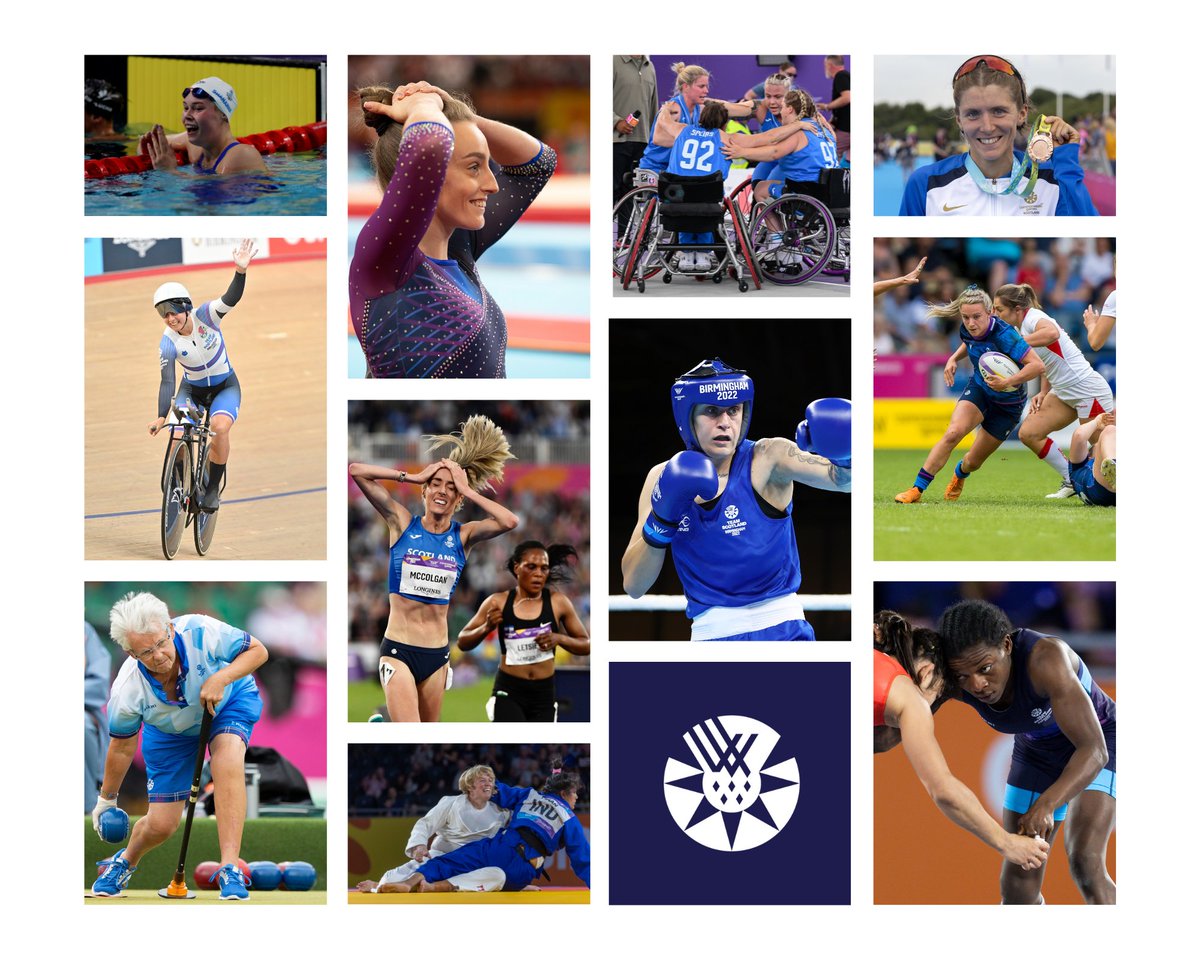 Happy #InternationalWomensDay 🎉

Celebrating the achievements of all 134 women who competed for Team Scotland at Birmingham 2022 - our first Games with more women than men - those who paved the way and those they inspire!

#IWD2023  #EmbraceEquity