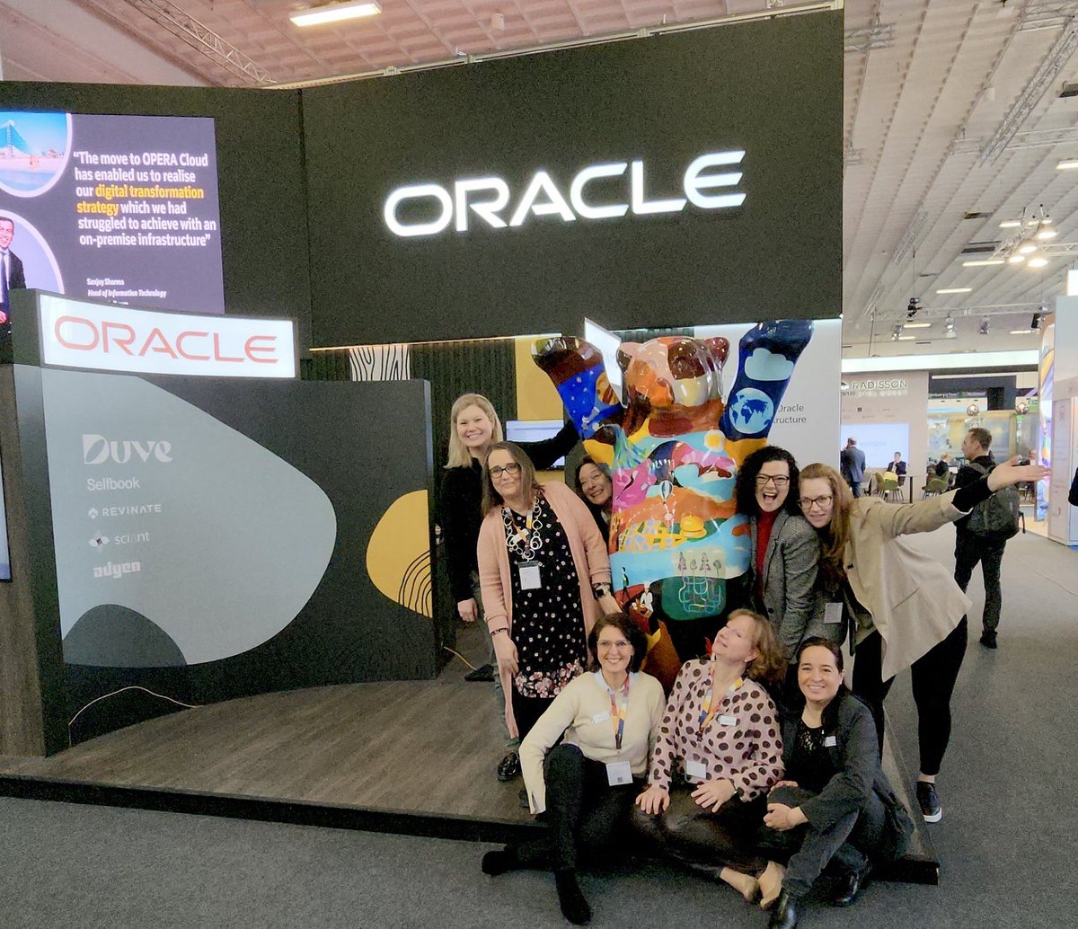 OracleHosp's tweet photo. Diversity and inclusion are key to unlocking creativity and driving innovation. Today we are sending our love and celebrating at @ITB_Berlin the International Women's Day!
#internationalwomensday
#internationalwomensday2023 #ITB #ITBBerlin #Hospitality #OracleHospCommunity https://t.co/DFqubeel4V
