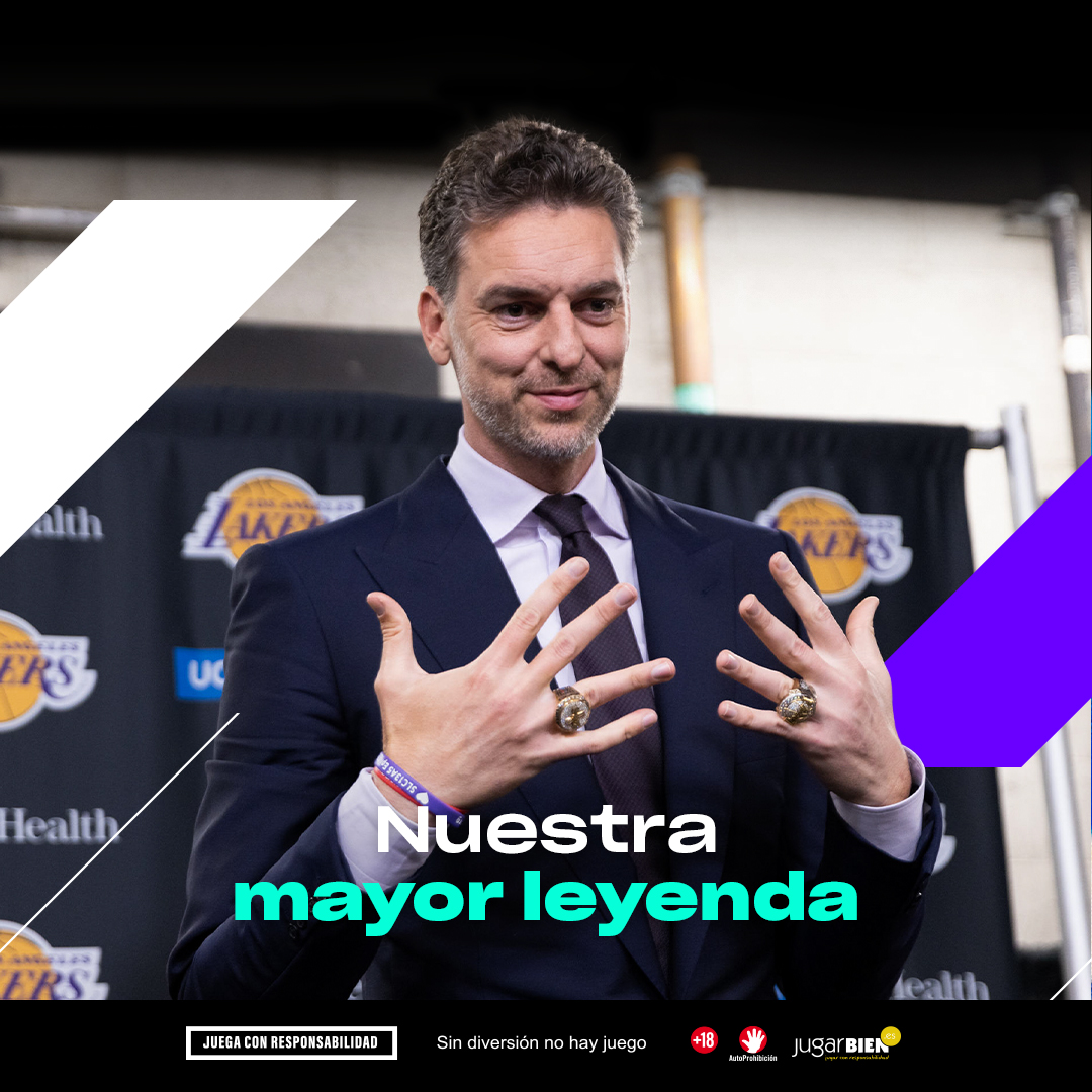 Pau Gasol ya es eterno 

El 1⃣6⃣ asciende al Olimpo de los Lakers

#GraciasPau #Gasol16