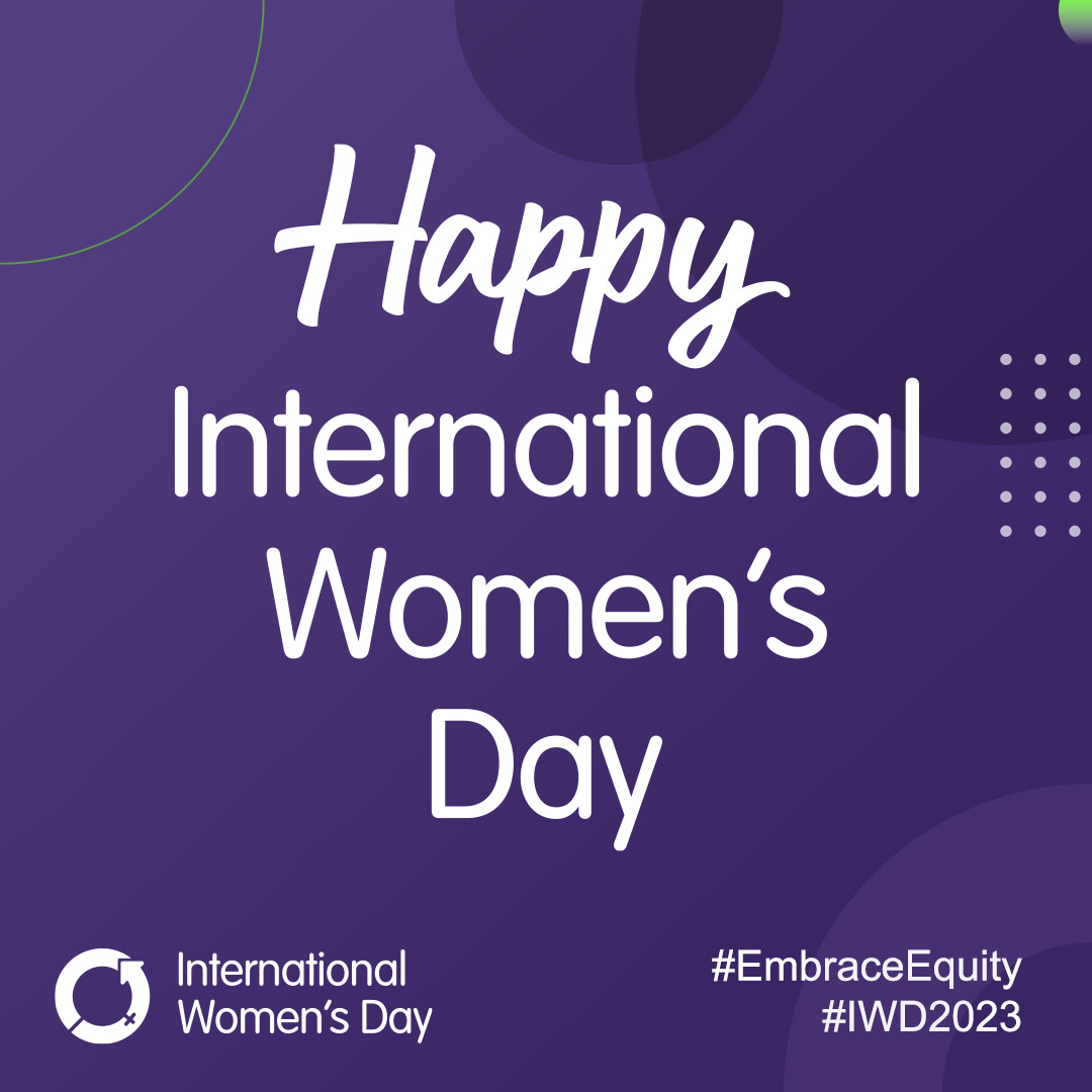 Happy International Women's Day, today we celebrate all of the amazing &amp; inspirational woman on this planet. 

#iwd2023 #internationalwomensday #embraceequity