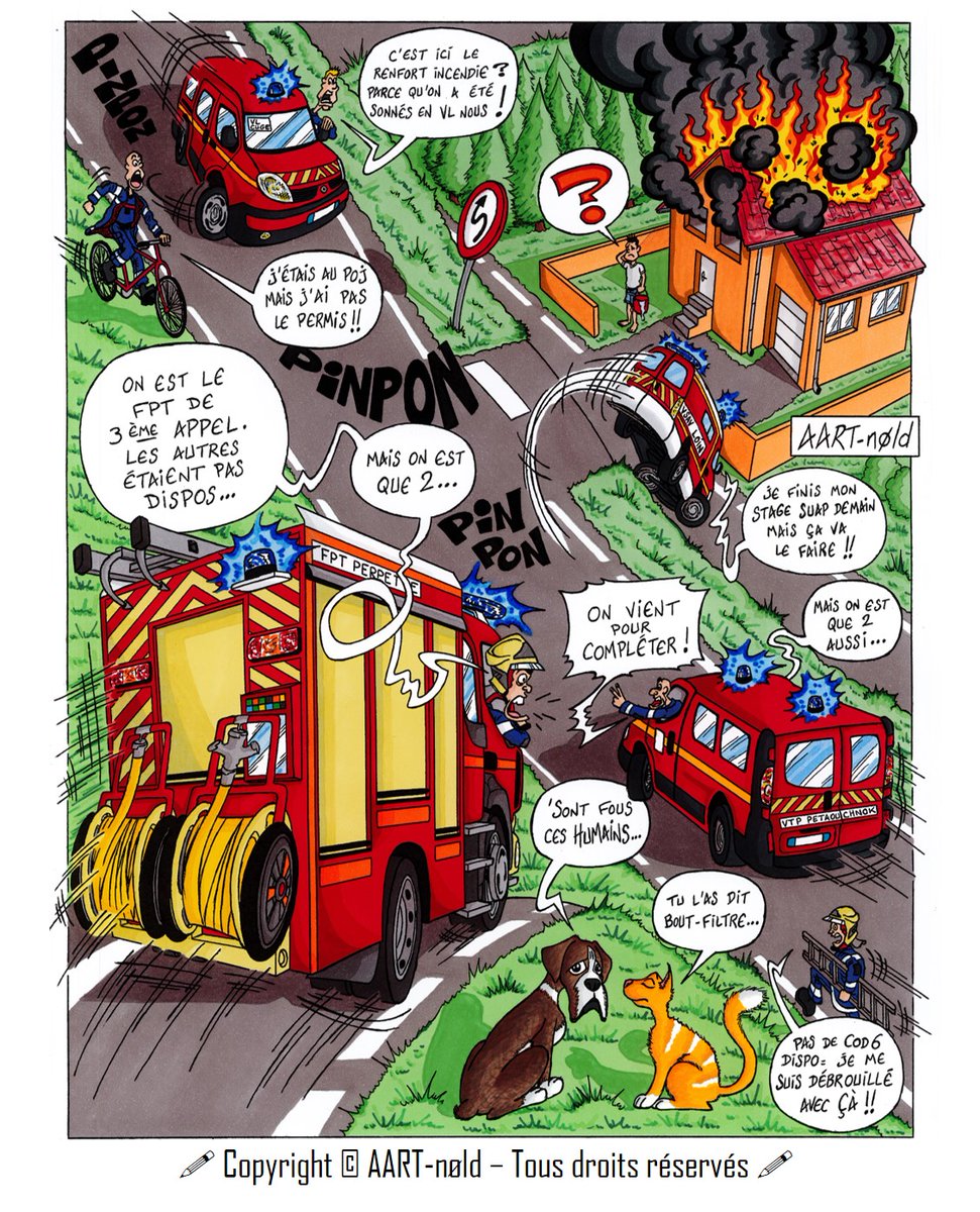AARTnold's tweet photo. Suivez @AARTnold pour d'autres dessins d'humour #Pompier 😉

✅ Pour les BD 📚✏👉🏻 https://t.co/ARndf2JYNb

#SapeurPompier #SapeursPompiers #Pompiers #Pomplard #Pomplards #Caserne #Dessin #DessinEnCours #DessinDuJour #BandeDessinee #BD #JourDeGarde #DessinHumoristique #Feu #Feux https://t.co/GM0ckiPOaD