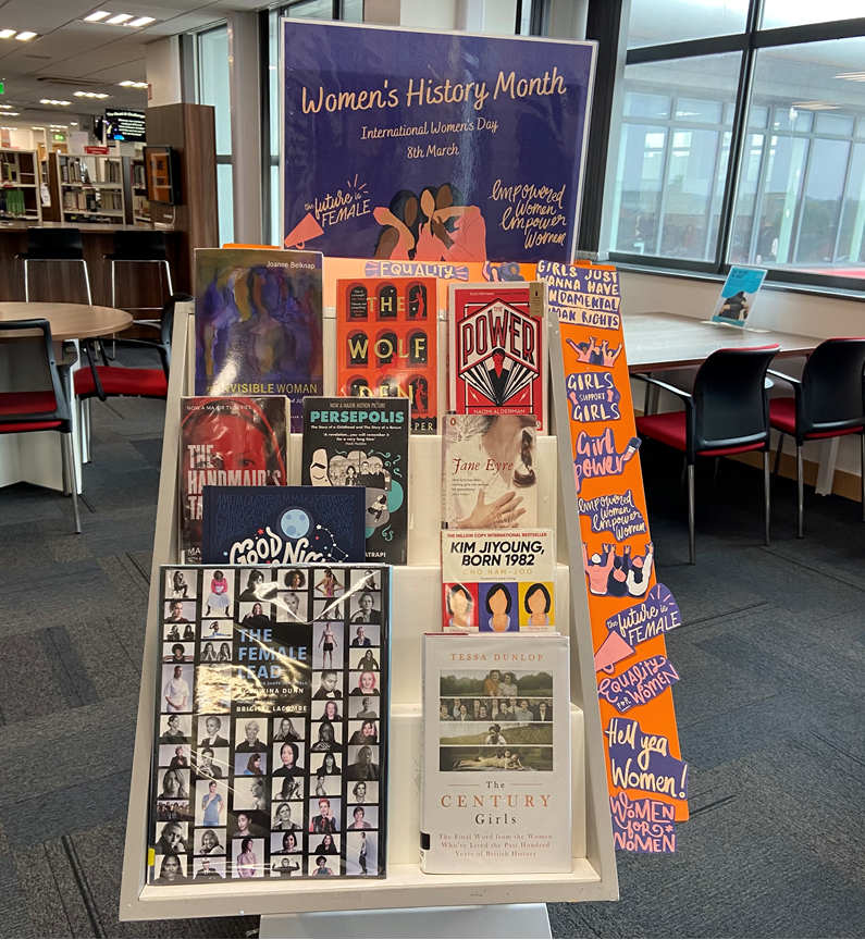 LincolnCollLib's tweet photo. It's #InternationalWomensDay and why not celebrate by curling up with a good book written by and for women! 
We personally recommend The Female Lead by Edwina Dunn, a collection of portraits of  incredible women who can and will inspire you because who runs the world, GIRLS! https://t.co/bvCPv6dQoN
