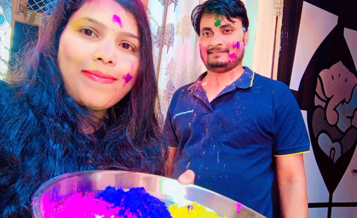 ReetaHatwar's tweet photo. Happy Holi to all. https://t.co/BR4cIKcAAI