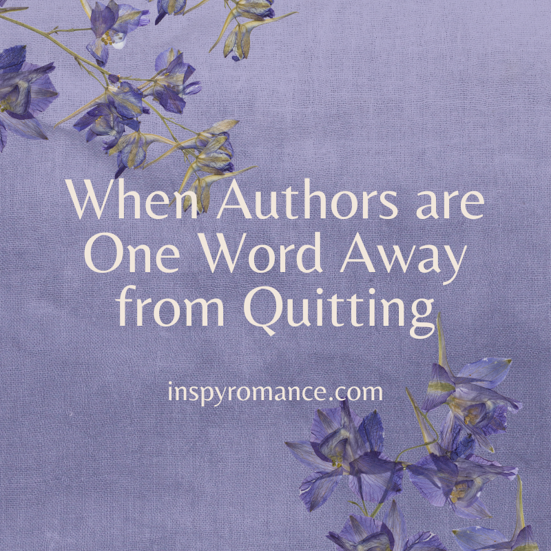 CarolMoncado's tweet photo. When Authors are One Word Away from Quitting (+ #Giveaway) https://t.co/OsXtNGG2SM https://t.co/nFMosfsuwh