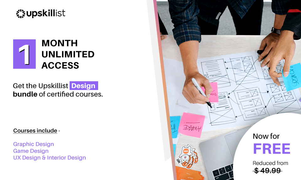 Free 1 Month Access to Upskillist Online Design Courses: NOW ON: Free 1 Month Access to Upskillist Online Design Courses

Expires: December 31, 2023, 11:59 pm EST

Are you looking to expand your design skills, but don't want to break the bank? Look no… dlvr.it/SkY7y6
