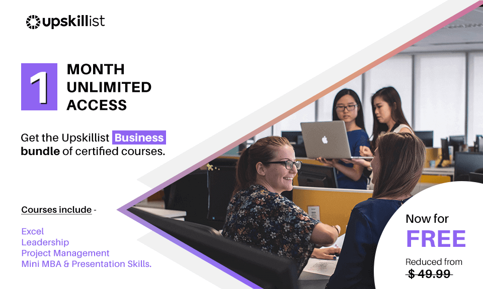 Free 1 Month Unlimited Access to Upskillist Online Business Courses: NOW ON: Free 1 Month Unlimited Access to Upskillist Online Business Courses

Expires: December 31, 2023, 11:59 pm EST

Are you looking to enhance your business skills and take your… dlvr.it/SkY7vZ