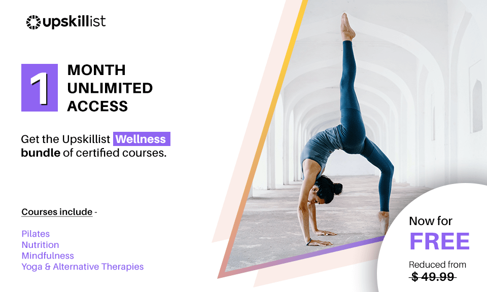 Free 1 Month Access to Upskillist Online Wellness Courses: NOW ON: Free 1 Month Access to Upskillist Online Wellness Courses

Expires: December 31, 2023, 11:59 pm EST

Find the perfect balance between your professional and personal lives with a free… dlvr.it/SkY7zN