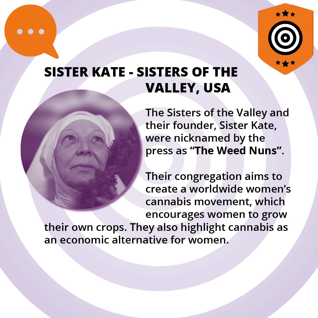 KannabiaGlobal's tweet photo. ♀️ As well as the famous #Michka, Sister Kate (of the #SistersOfTheValley ), @carolaperez and many more #Cannabis #Women who, at an international level, work daily for the plant, its normalisation and civil and patients' rights

ℹ️ For more info visit Link 👉 BIO

#WomenDay 💚 https://t.co/l0sBnJc1Qz