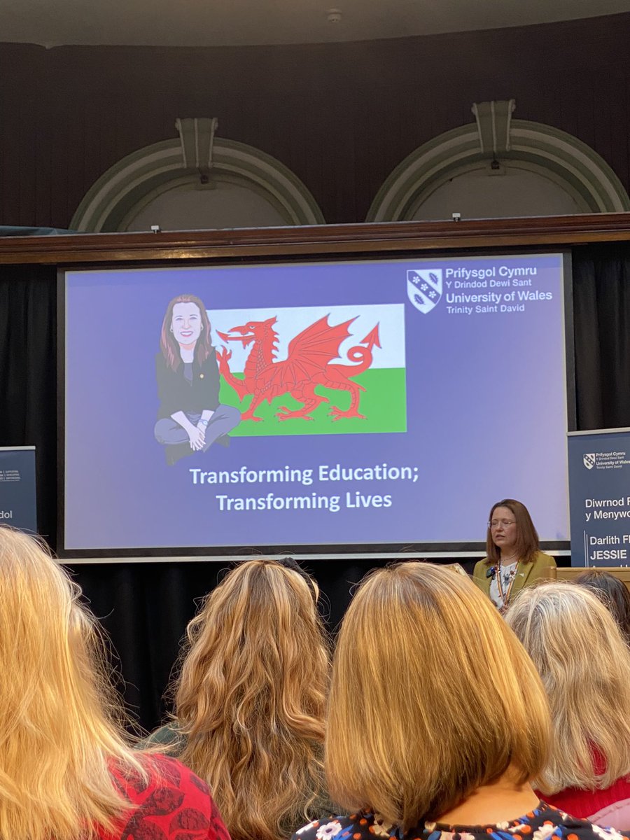 UWTSDWAPPAR's tweet photo. #EmbraceEquity @UWTSDWAPPAR thoroughly enjoyed the inaugural #JessieDonaldson lecture for the #IWD2023 by @ElenaRF. Very inspired by the idea of ‘What could possibly go wrong?’. #disruptor in a very positive way… @UWTSDWomen @UWTSD https://t.co/S9M7WPs16A