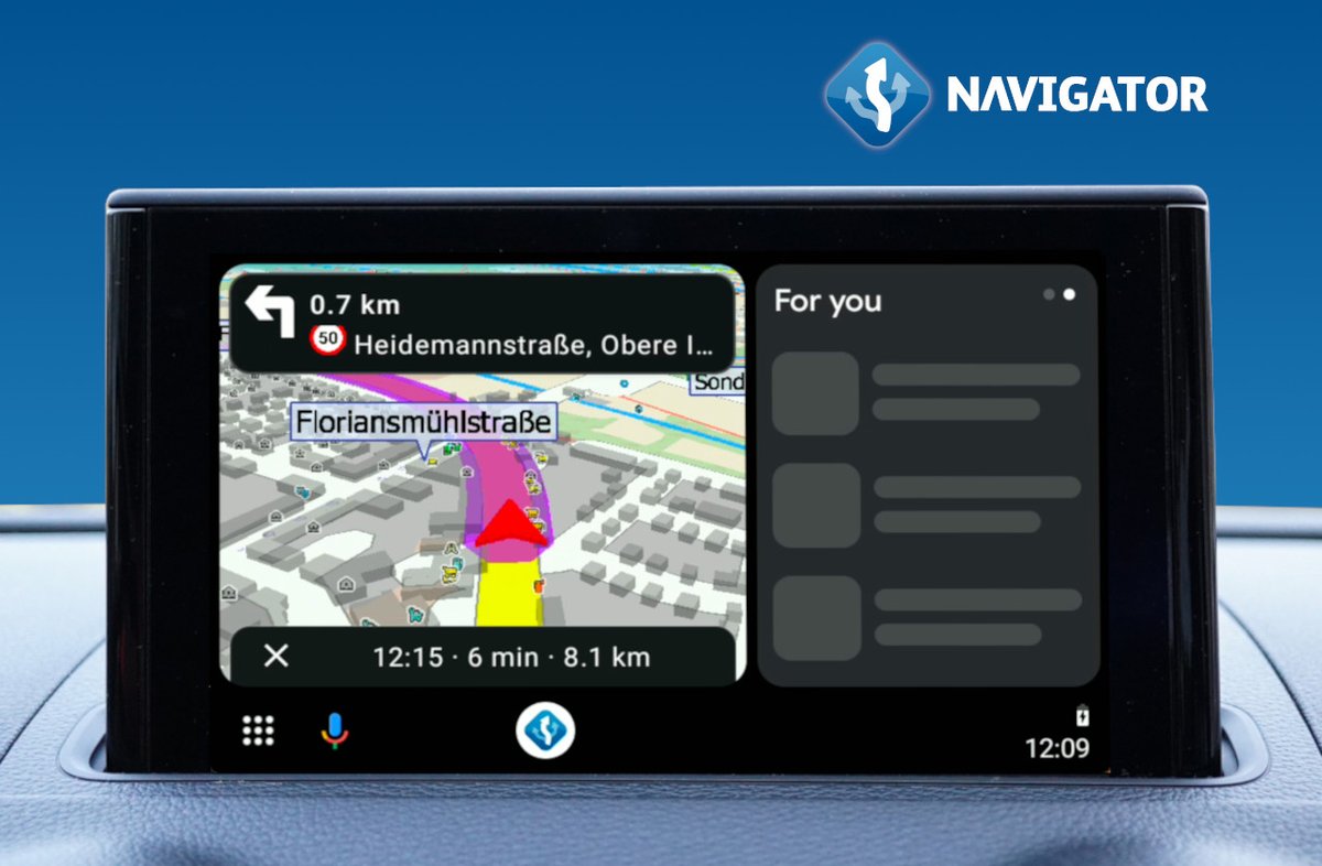 mapfactor's tweet image. Navigator 7.3 released with support of Coolwalk UI for Android Auto! 
mapfactor.com/en/about/press…

#gpsnavigation #androidauto #coolwalk #navigationapp