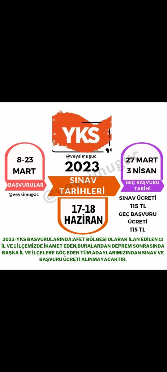 CpalMut's tweet photo. YKS başvuruları başlamıştır. Öğrencilerimize duyurulur 🙋‍♂️ https://t.co/dP02C9TKgY