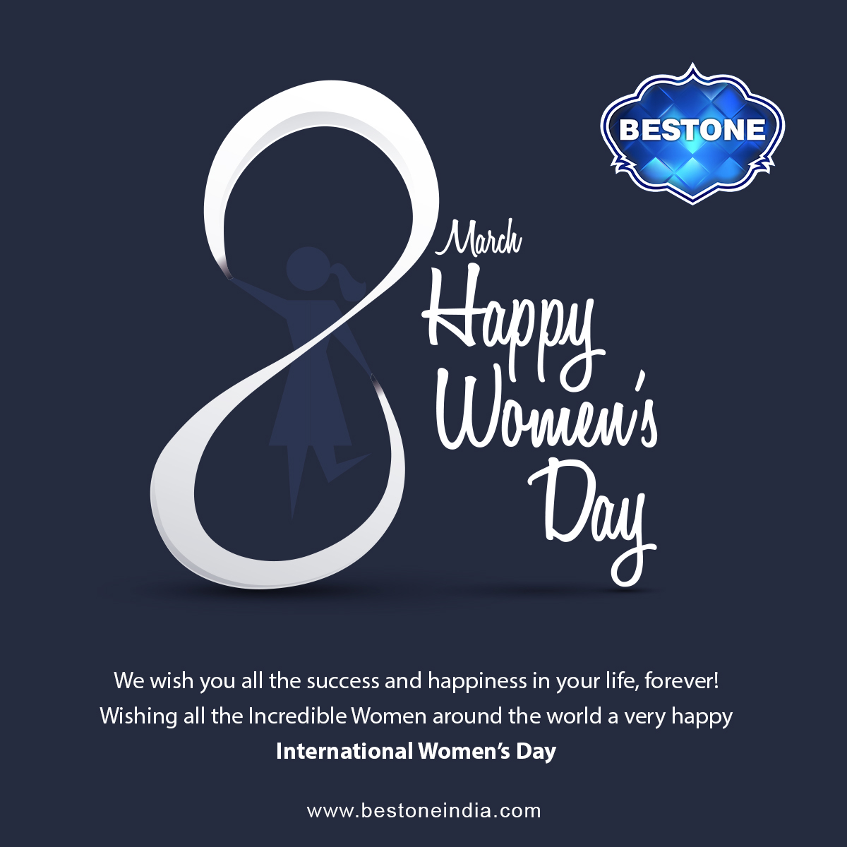 BestoneLtd's tweet photo. BIPL team wishes all the irrepressible women around the world a very happy International Women’s Day!

https://t.co/iDisBCq7QP

#BestoneIndustries #BestoneGroup #internationalwomensday #womensday #happywomensday #womensdayspecial https://t.co/D7IWKjWge5