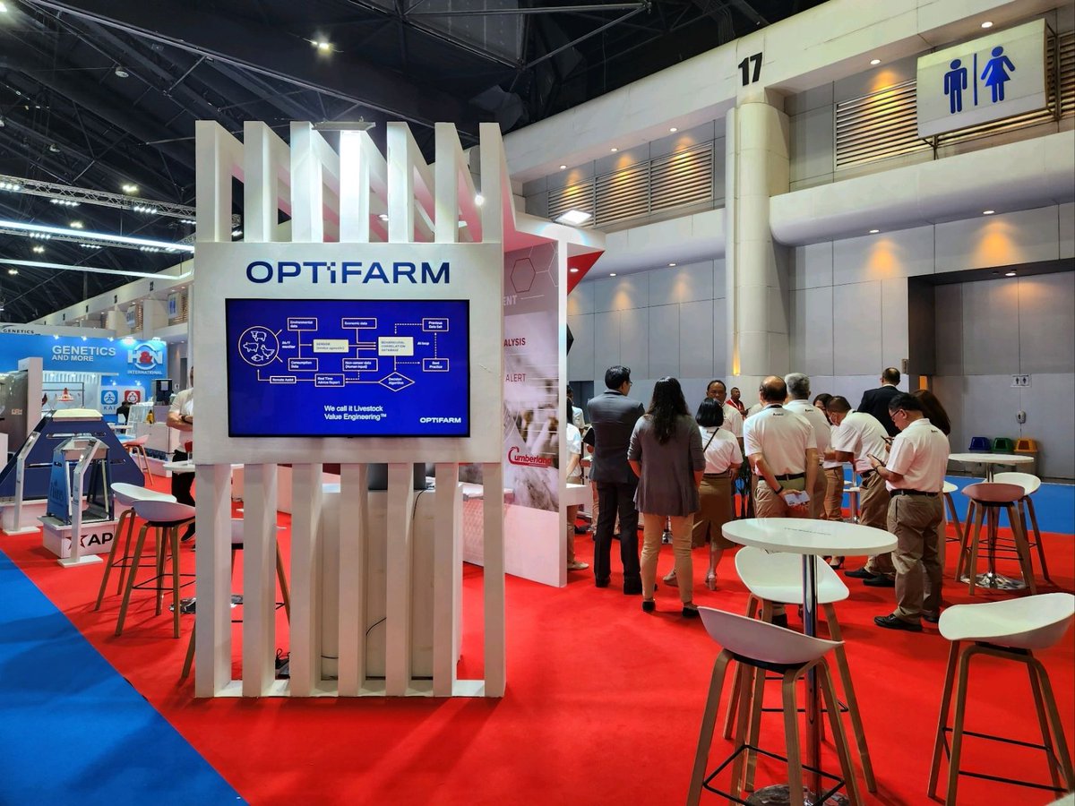 OPTIFARM (@optifarm) on Twitter photo Huge thank you to AGCO Grain & Protein - Greater Asia for taking us to #vivasia2023!
<a href="/davidoptifarm/">David Speller</a> will be in Hall 1 booth 2210 if you want to drop by for a chat.
#vivasia #poultryindustry #swine Huge thank you to AGCO Grain & Protein - Greater Asia for taking us to #vivasia2023!
<a href="/davidoptifarm/">David Speller</a> will be in Hall 1 booth 2210 if you want to drop by for a chat.
#vivasia #poultryindustry #swine