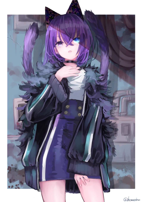 うちのこ紫鬼ちゃん 