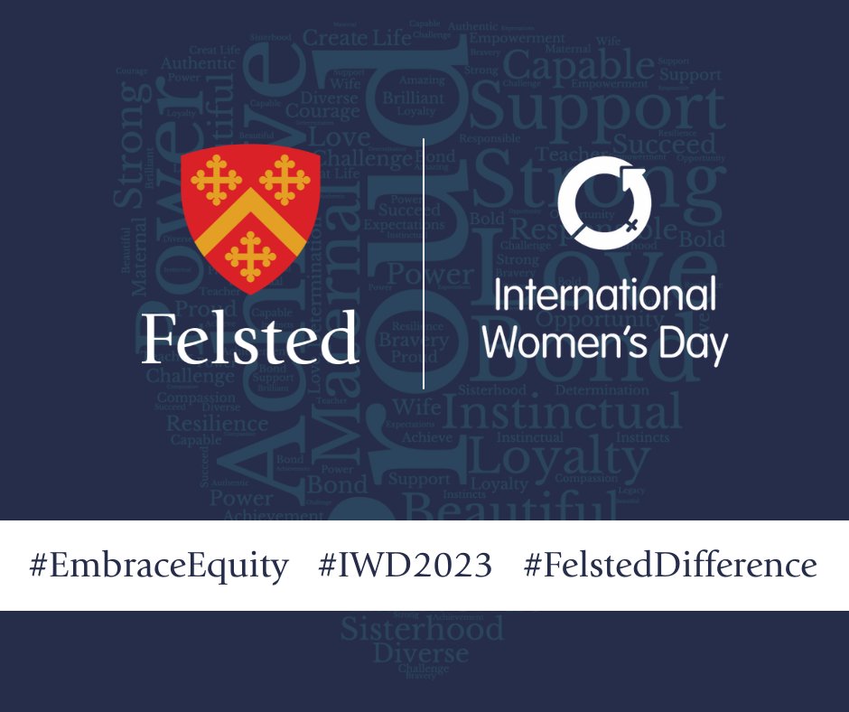 💜 Celebrating #InternationalWomensDay &amp; the theme #EmbraceEquity we ran a survey prioritising female voices at Felsted. Keep an eye out on the Felsted social channels throughout the day!
#FelstedDifference #FelstedFamily
