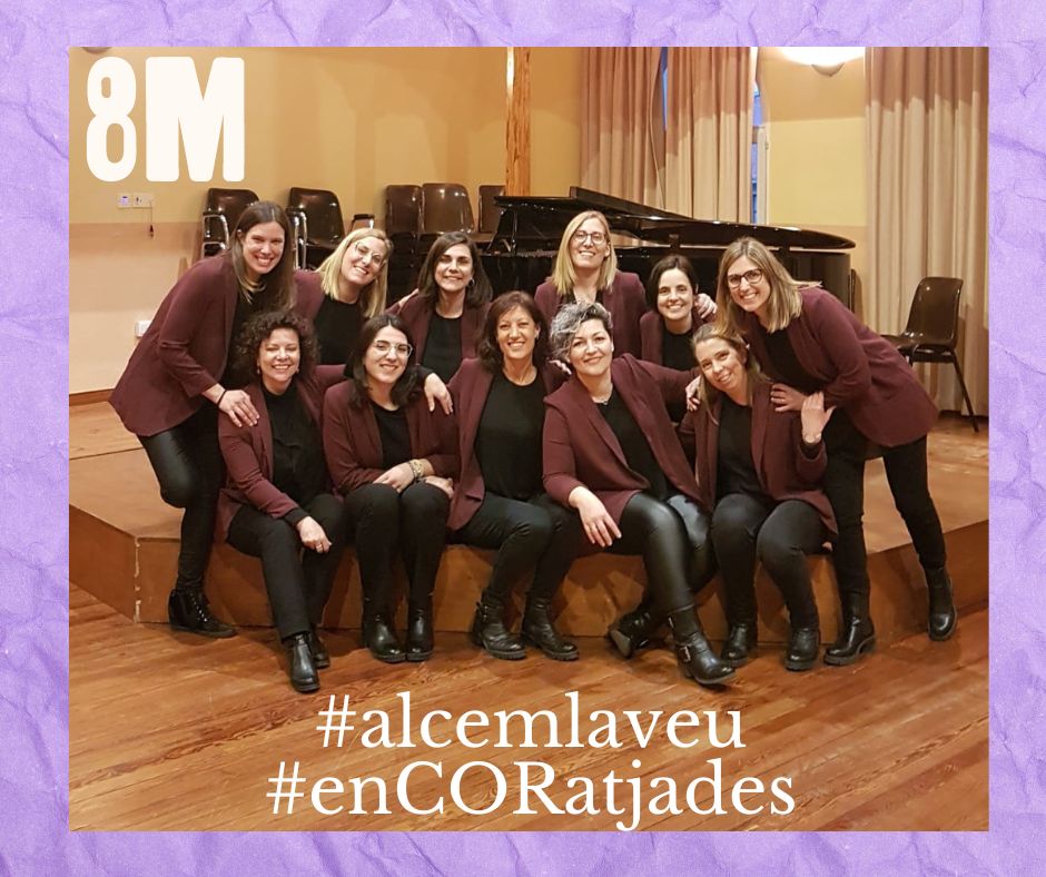 Fem sentir les nostres veus! Avui, 8 de març, celebrem el talent i la força de les veus femenines en el cant coral. Reivindiquem la igualtat i donem visibilitat a les compositores i intèrprets femenines.

#alcemlaveu #enCoratjades 🎶💪🏼💜