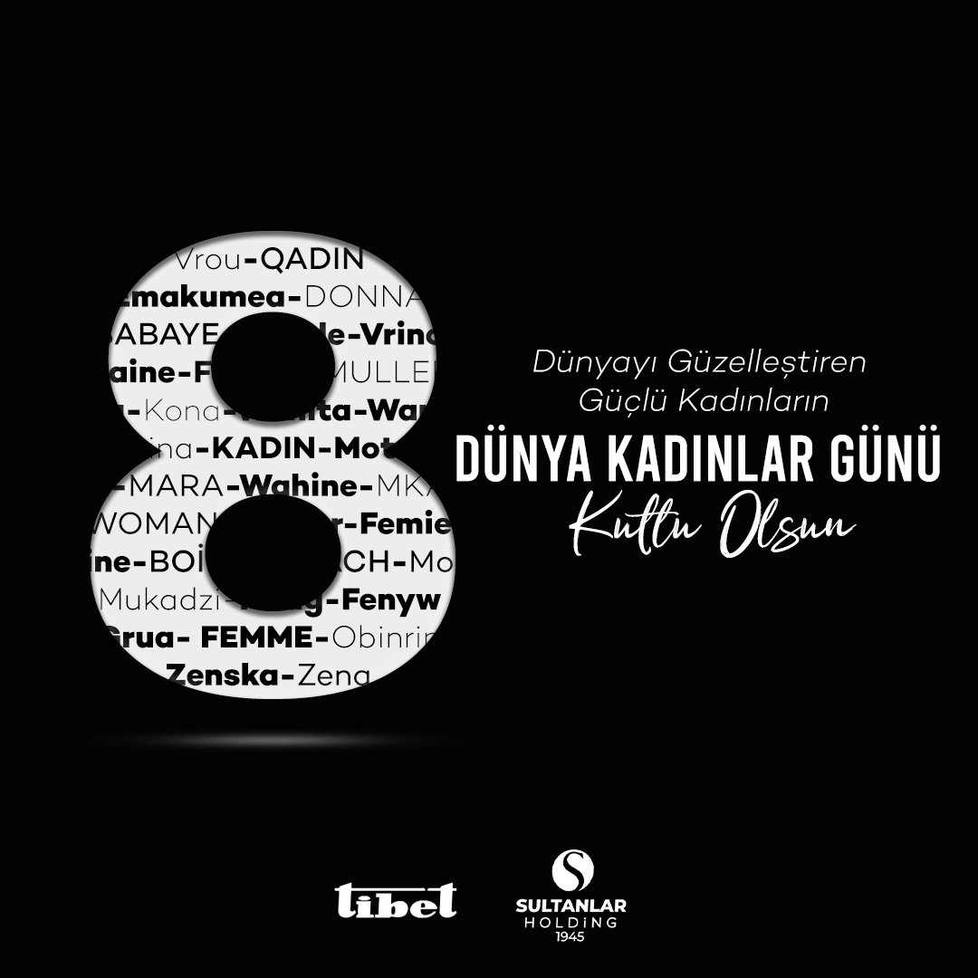 Dünyayı güzelleştiren güçlü kadınların,
Dünya Kadınlar Günü kutlu olsun.