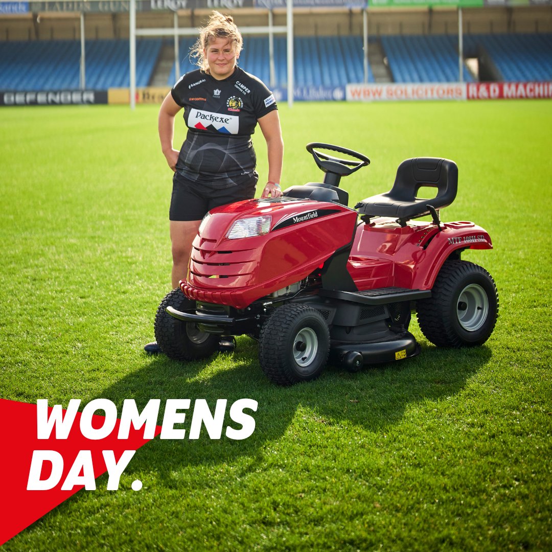 #HappyInternationalWomensDay to all the amazing women gardeners out there! 

Special mention to the inspirational <a href="/GeorgieGrimes15/">Georgie Grimes</a>  <a href="/ExeChiefsWomen/">Exeter Chiefs Women</a>  <a href="/ExeterChiefs/">Exeter Chiefs</a> who not only plays on the #rugby pitch but is part of the grounds team getting it ready each week for games.